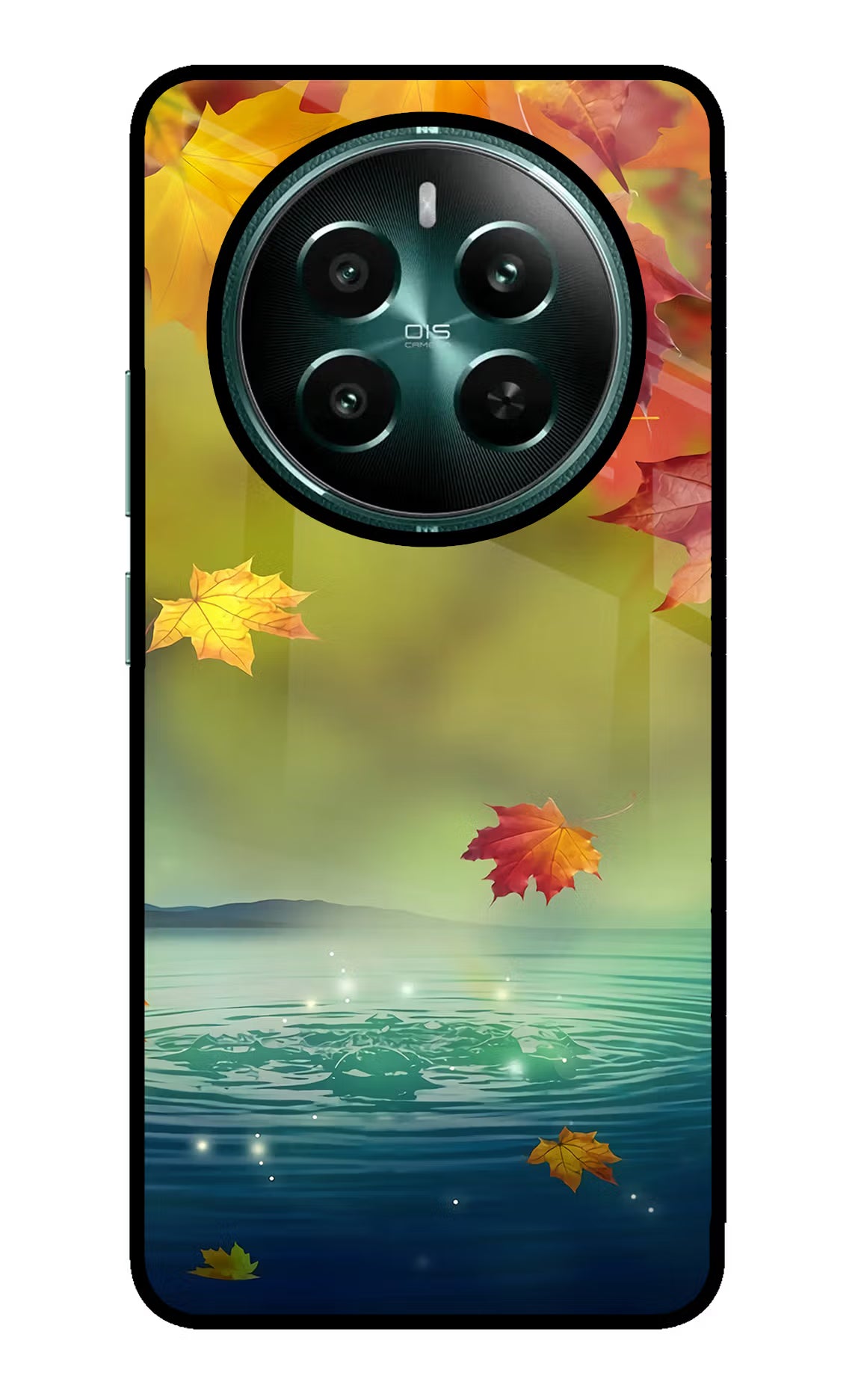 Flowers Realme P1 5G Glass Case Back Cover by Casekaro