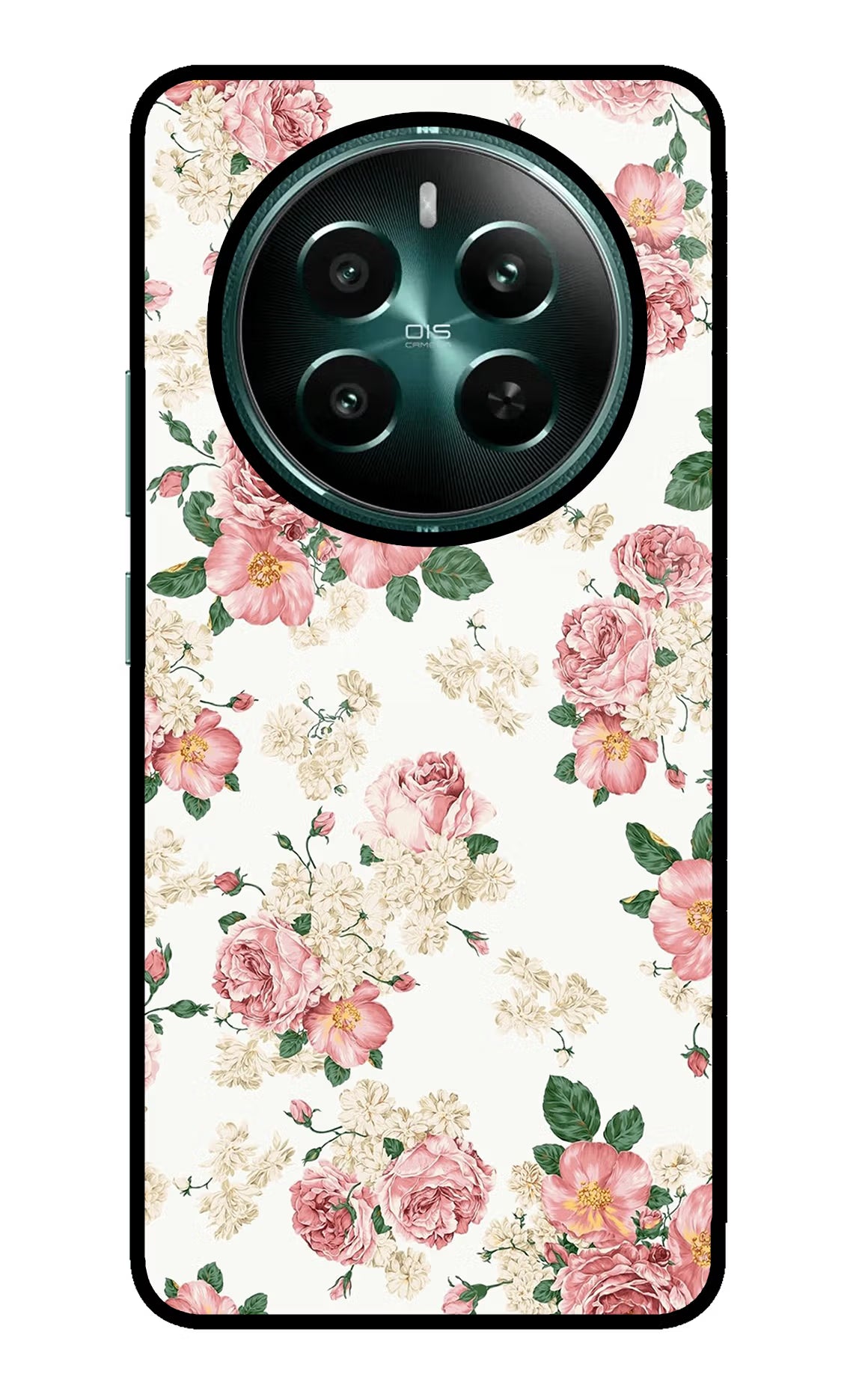 Flowers Realme P1 5G Glass Case Back Cover by Casekaro