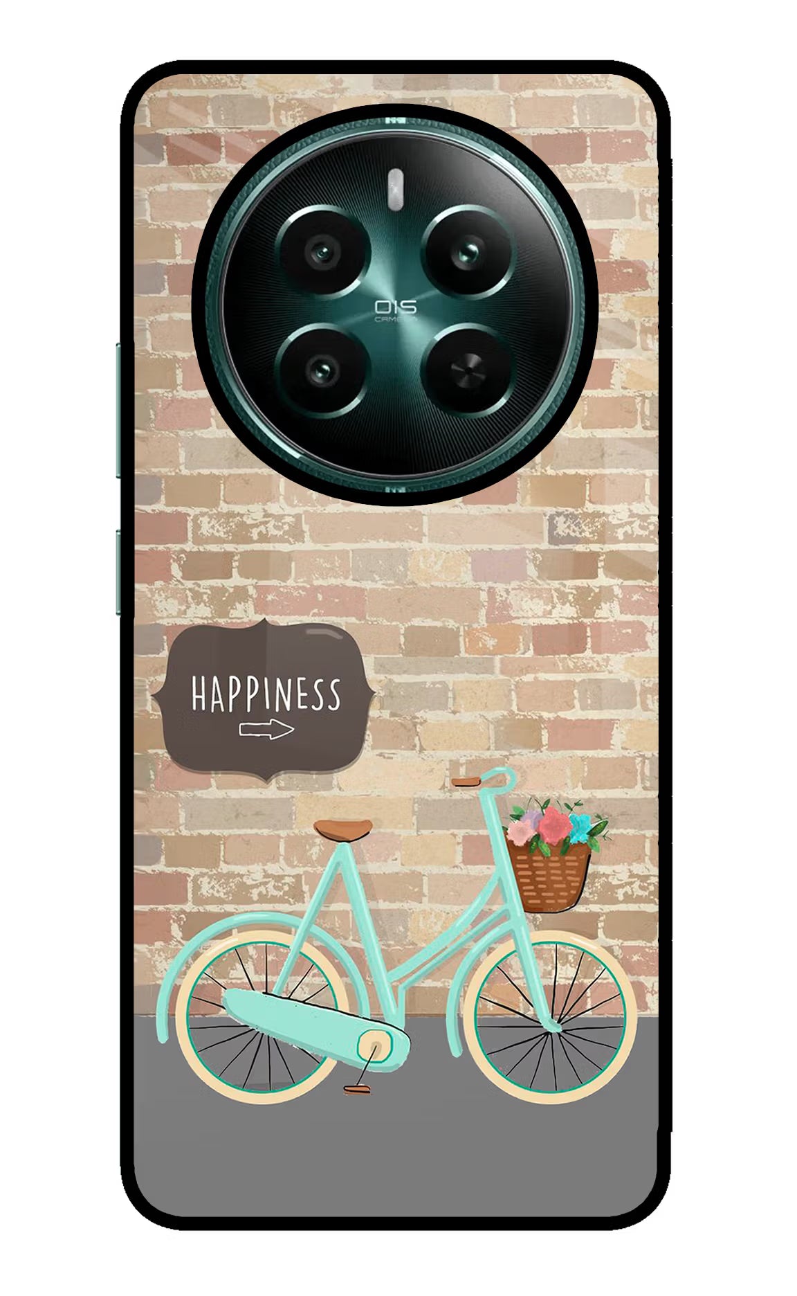Happiness Artwork Realme P1 5G Glass Case Back Cover by Casekaro