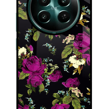 Flowers Realme P1 5G Glass Case Back Cover by Casekaro