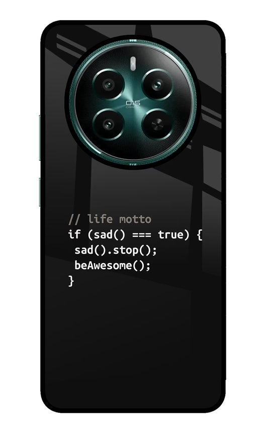Life Motto Code Realme P1 5G Glass Case