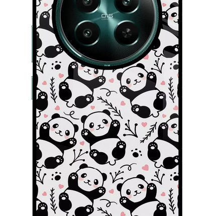 Cute Panda Realme P1 5G Glass Case