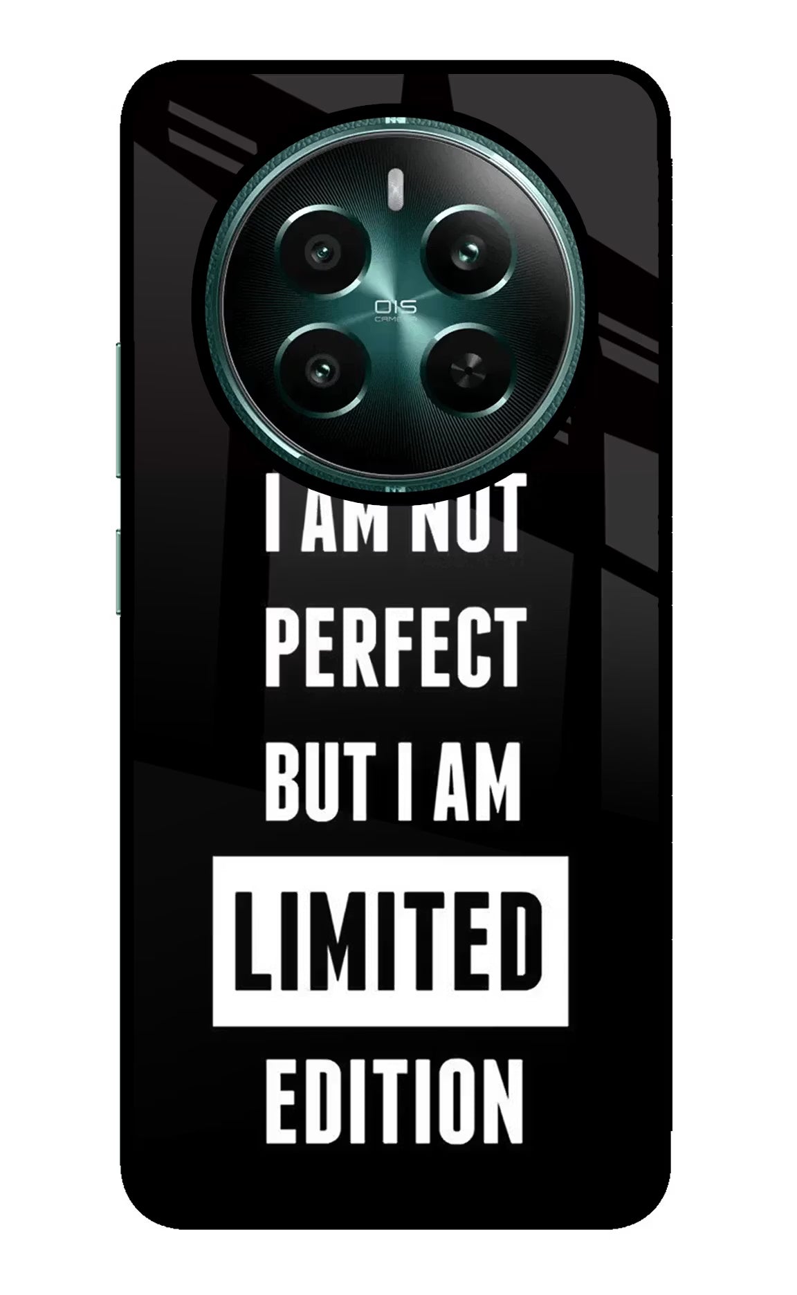 I Am Not Perfect But I Am Limited Edition Realme P1 5G Glass Case Back Cover by Casekaro