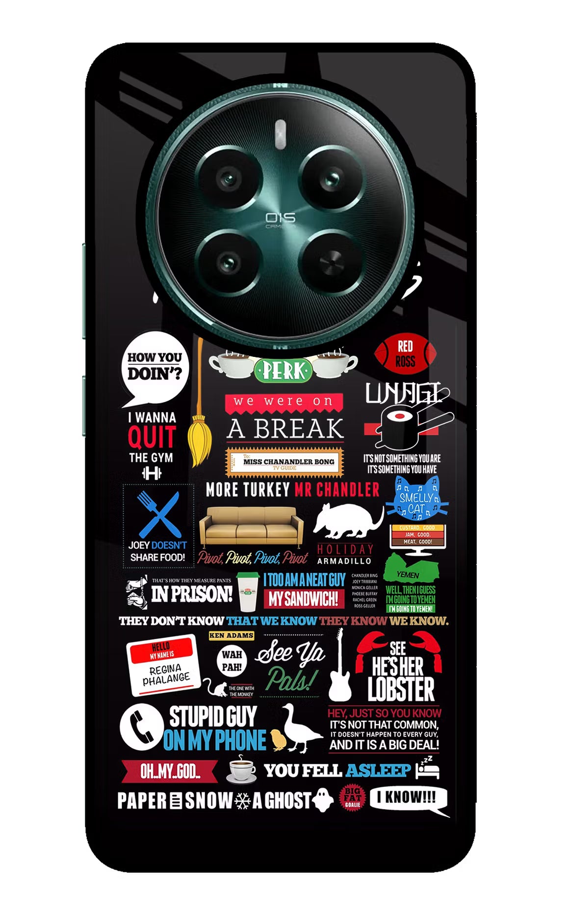 FRIENDS Realme P1 5G Glass Case