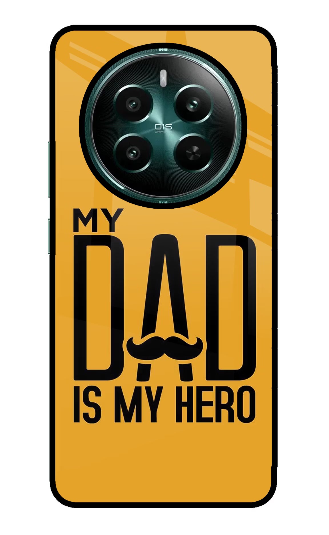 My Dad Is My Hero Realme P1 5G Glass Case Back Cover by Casekaro