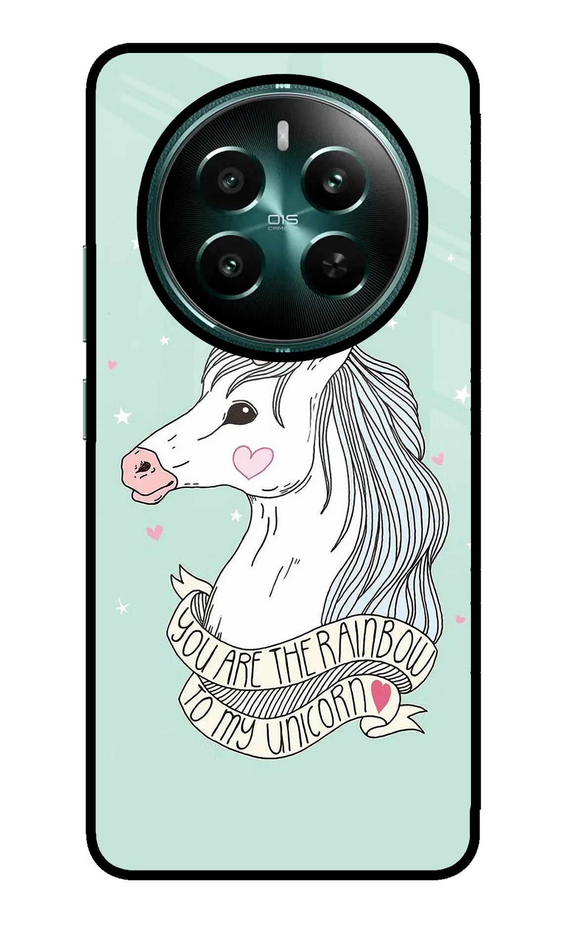 Unicorn Wallpaper Realme P1 5G Glass Case Back Cover by Casekaro