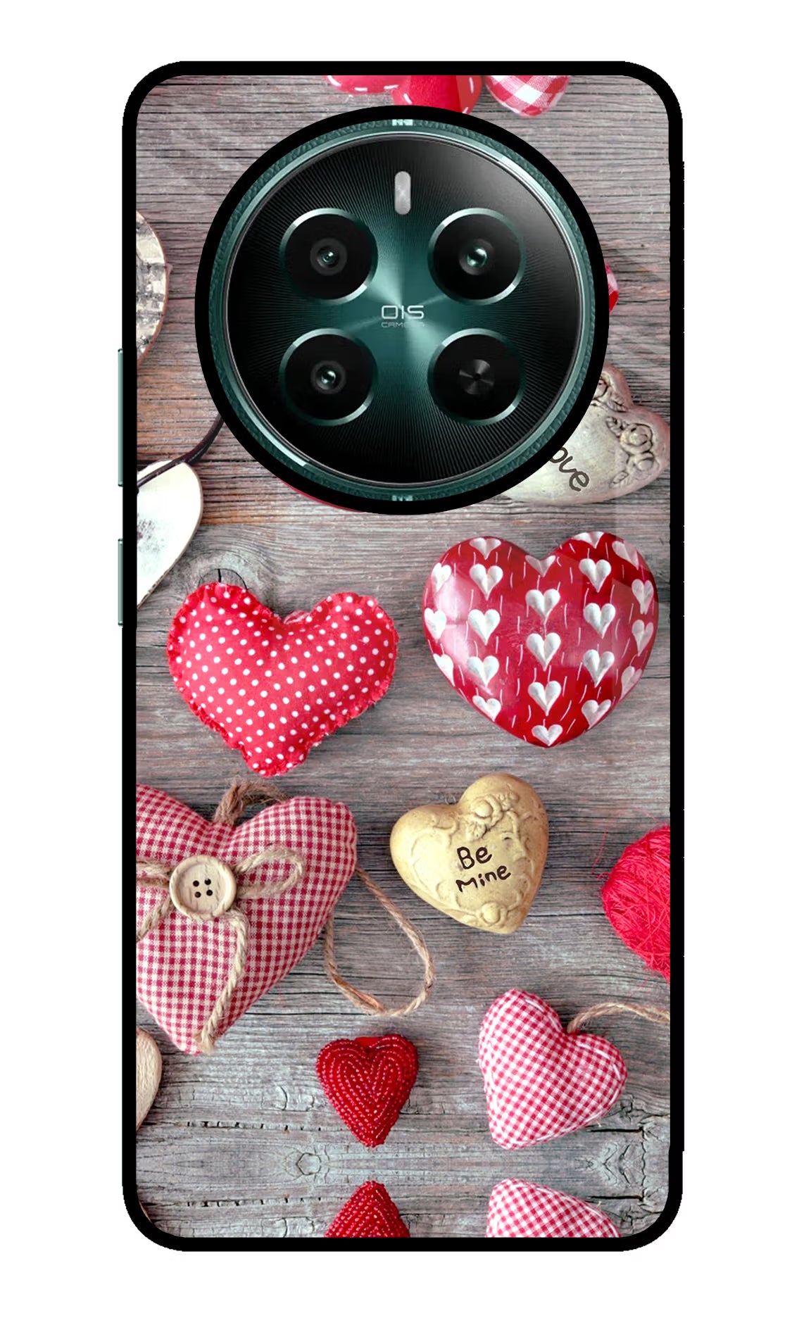 Love Wallpaper Realme P1 5G Glass Case Back Cover by Casekaro