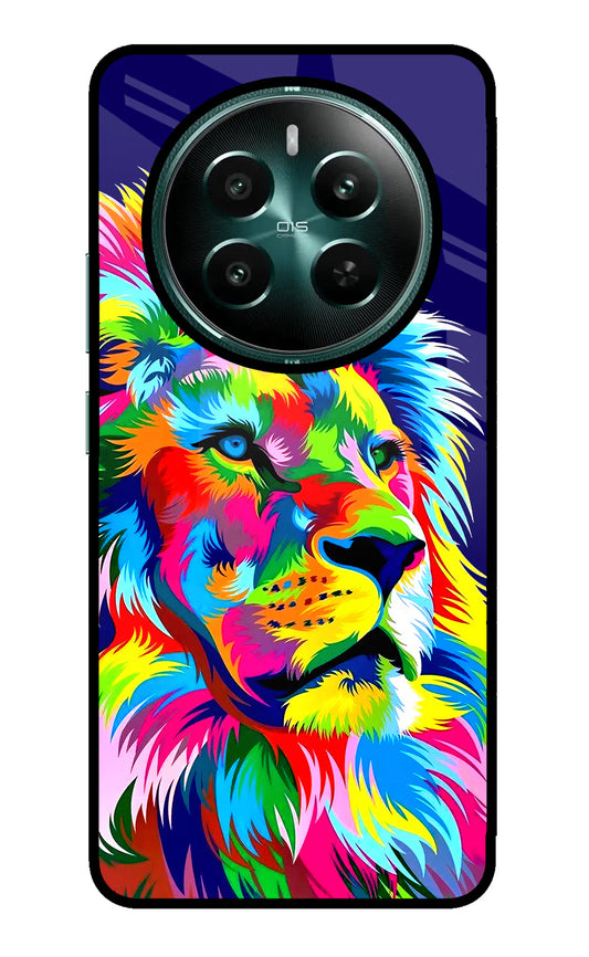 Vector Art Lion Realme P1 5G Glass Case