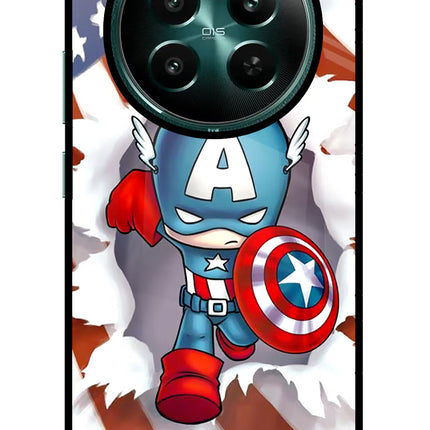 Captain America Realme P1 5G Glass Case