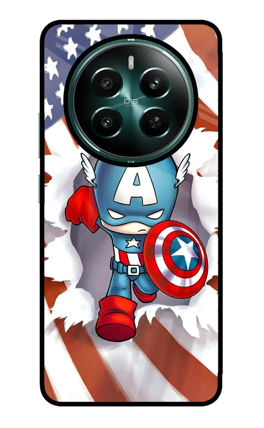 Captain America Realme P1 5G Glass Case