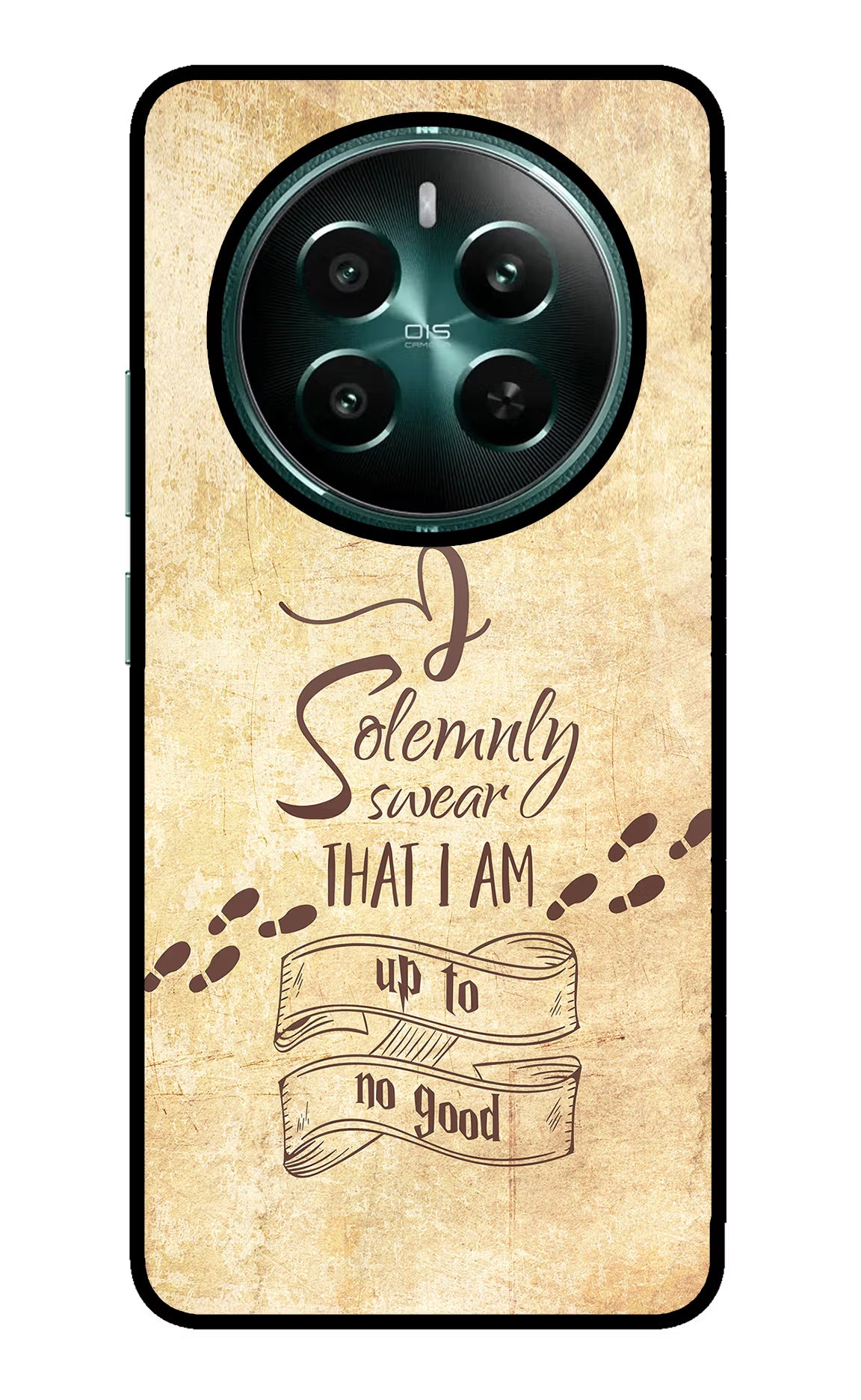 I Solemnly swear that i up to no good Realme P1 5G Glass Case Back Cover by Casekaro