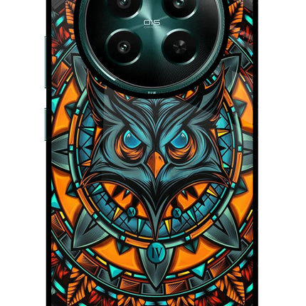Angry Owl Art Realme P1 5G Glass Case
