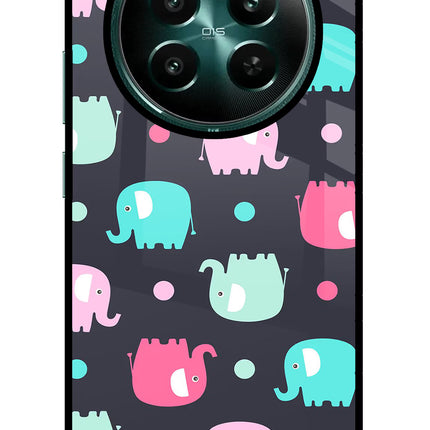 Elephants Realme P1 5G Glass Case