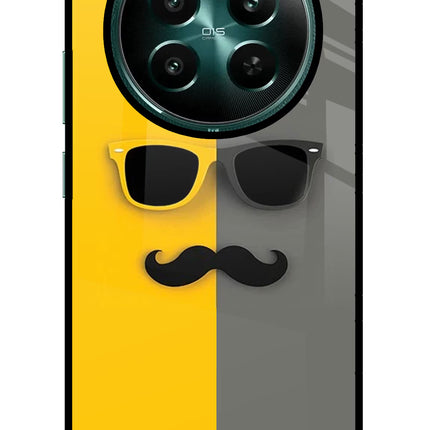 Sunglasses with Mustache Realme P1 5G Glass Case