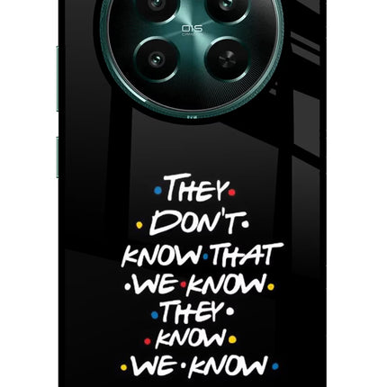 FRIENDS Dialogue Realme P1 5G Glass Case