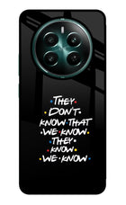 FRIENDS Dialogue Realme P1 5G Glass Case