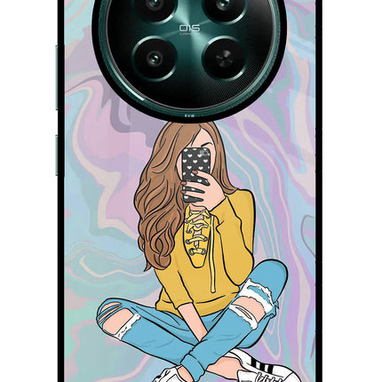 Selfie Girl Realme P1 5G Glass Case