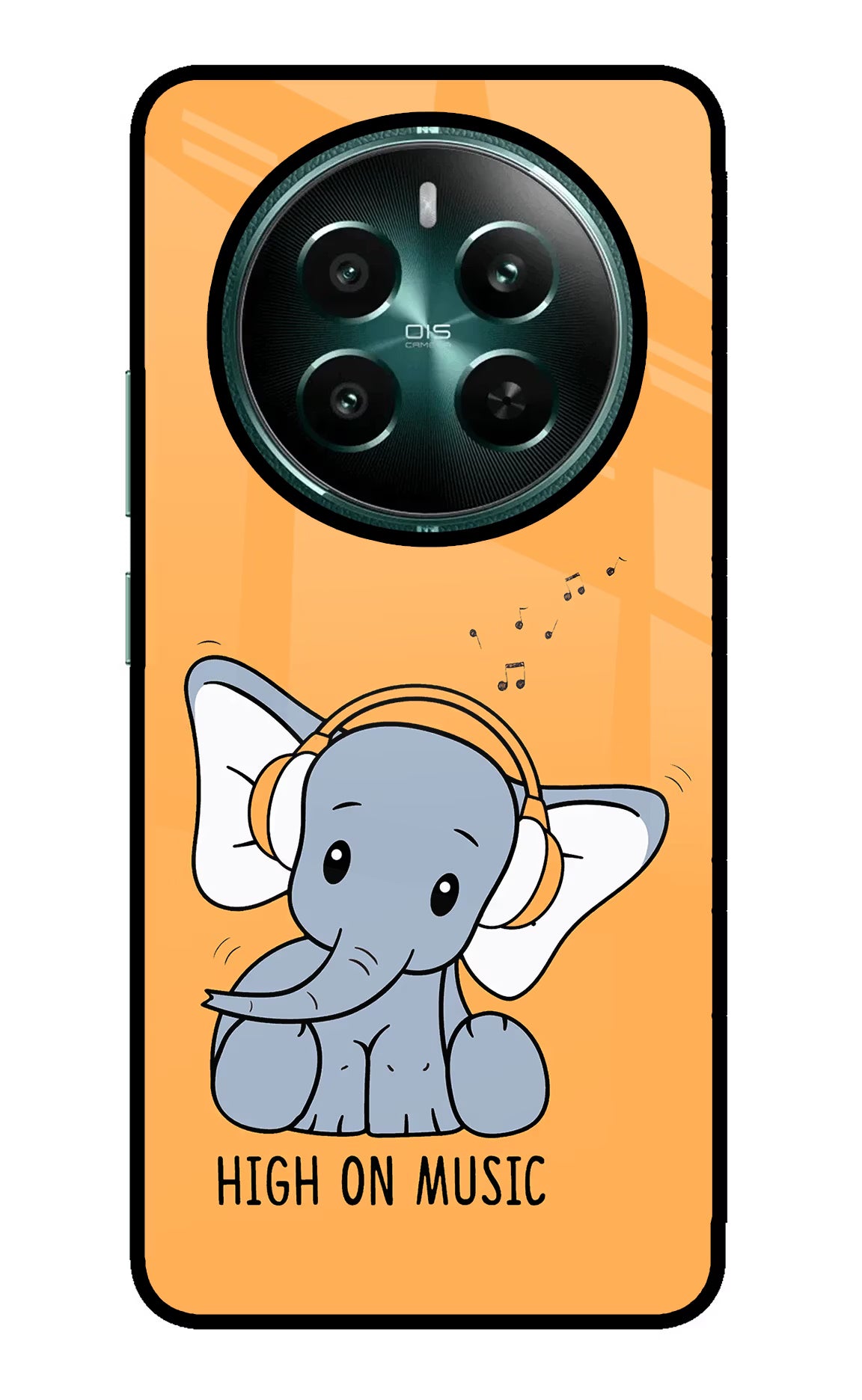 High On Music Realme P1 5G Glass Case Back Cover by Casekaro