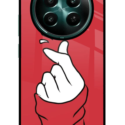 Korean Love Sign Realme P1 5G Glass Case