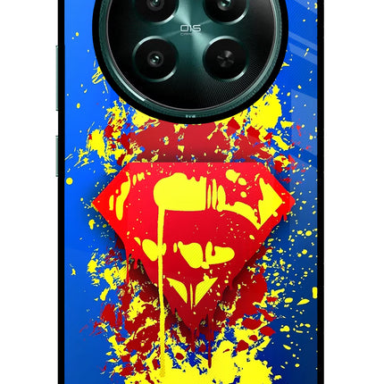 Superman logo Realme P1 5G Glass Case