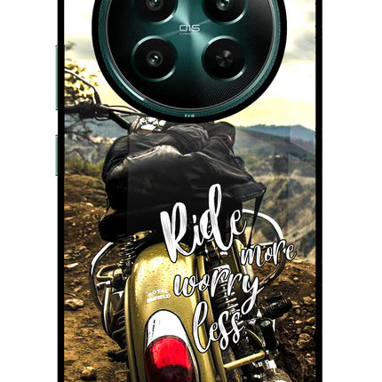 Ride More Worry Less Realme P1 5G Glass Case