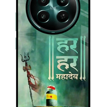 Har Har Mahadev Shivling Realme P1 5G Glass Case