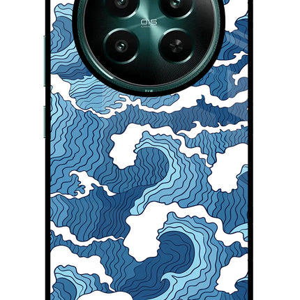 Blue Waves Realme P1 5G Glass Case