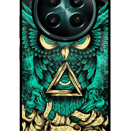 Green Owl Realme P1 5G Glass Case