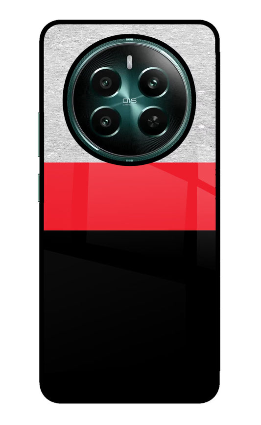 Tri Color Pattern Realme P1 5G Glass Case