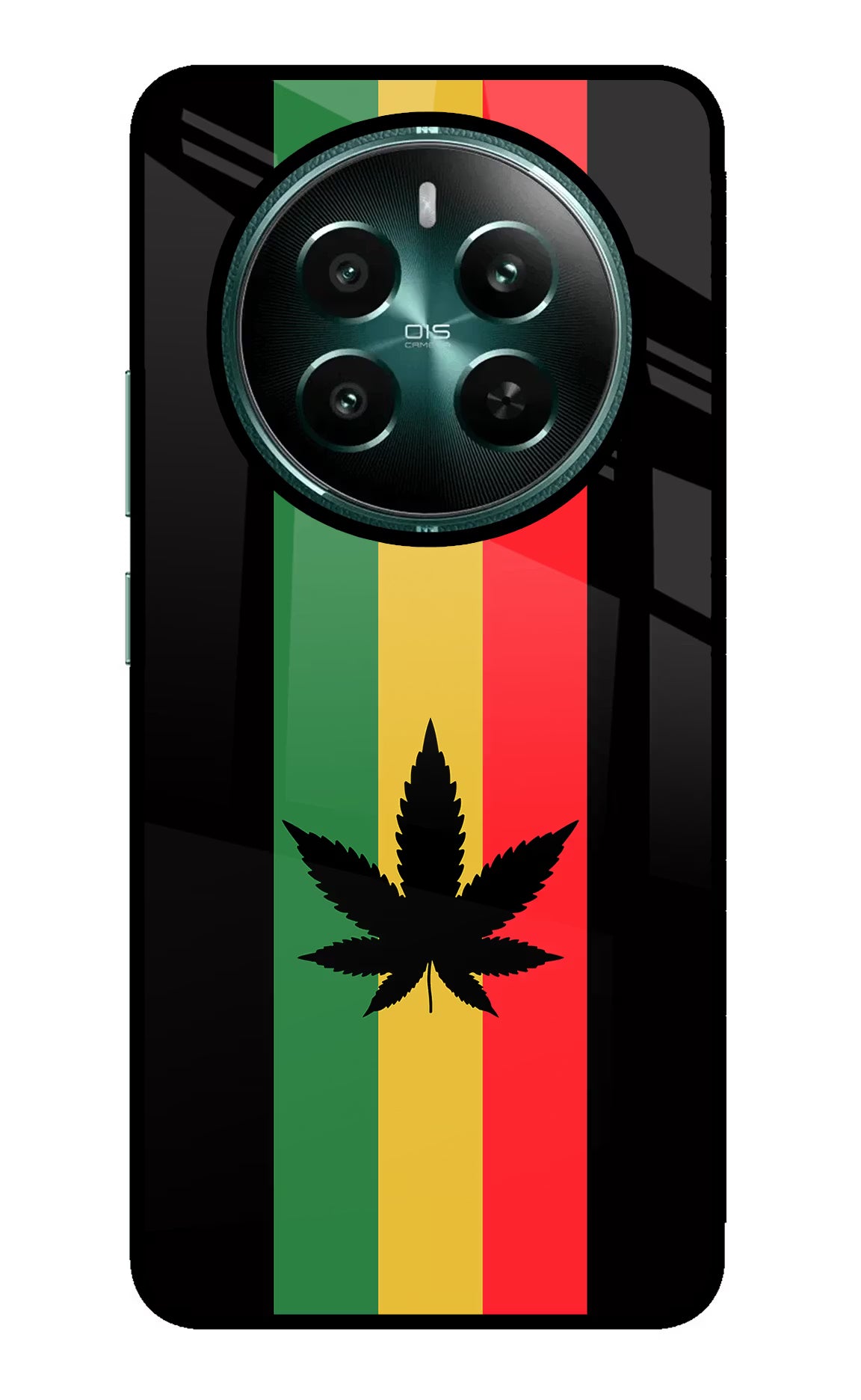 Weed Flag Realme P1 5G Glass Case Back Cover by Casekaro