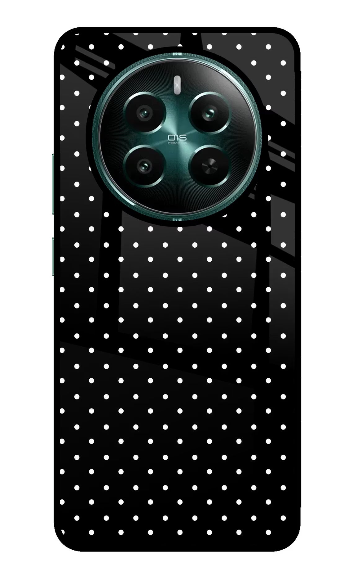 White Dots Realme P1 5G Glass Case Back Cover by Casekaro