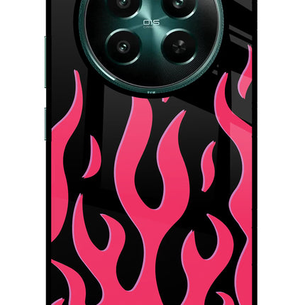Fire Flames Realme P1 5G Glass Case