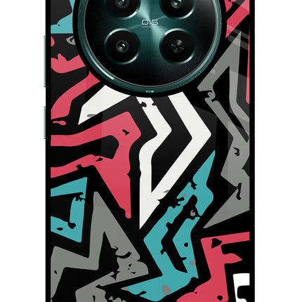 Geometric Graffiti Realme P1 5G Glass Case