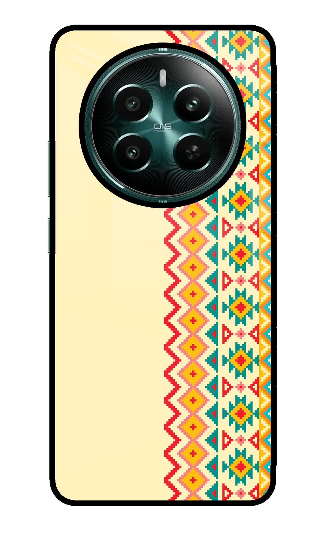 Ethnic Seamless Realme P1 5G Glass Case Back Cover by Casekaro