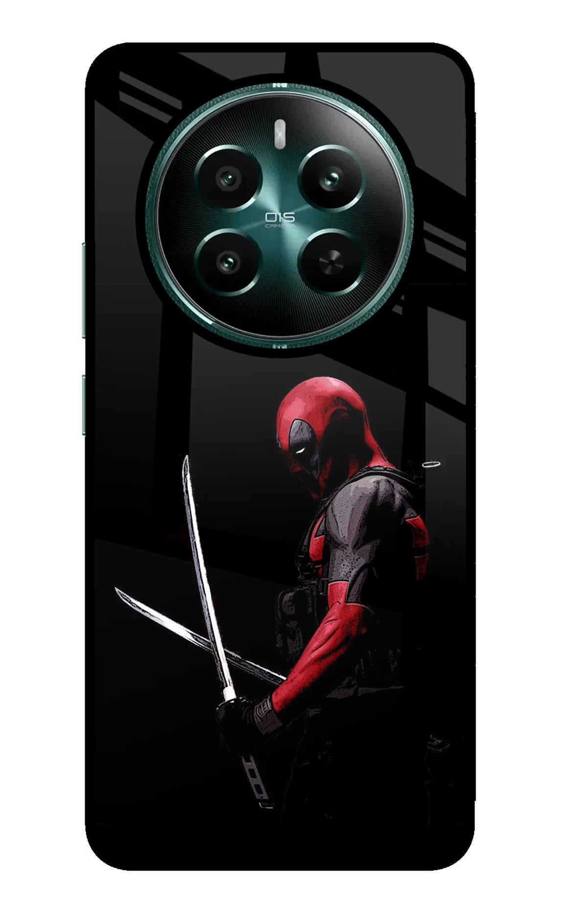 Deadpool Realme P1 5G Glass Case Back Cover by Casekaro