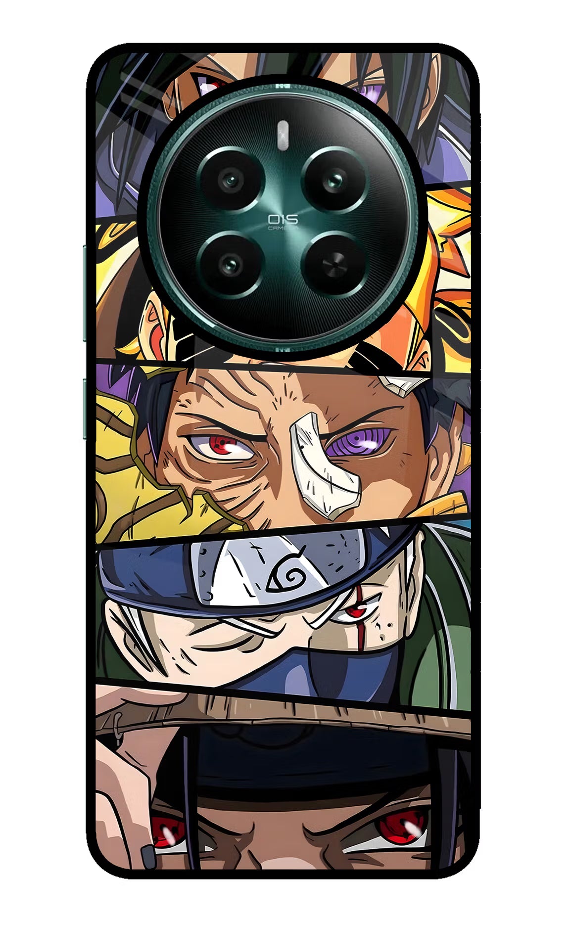 Naruto Character Realme P1 5G Glass Case Back Cover by Casekaro