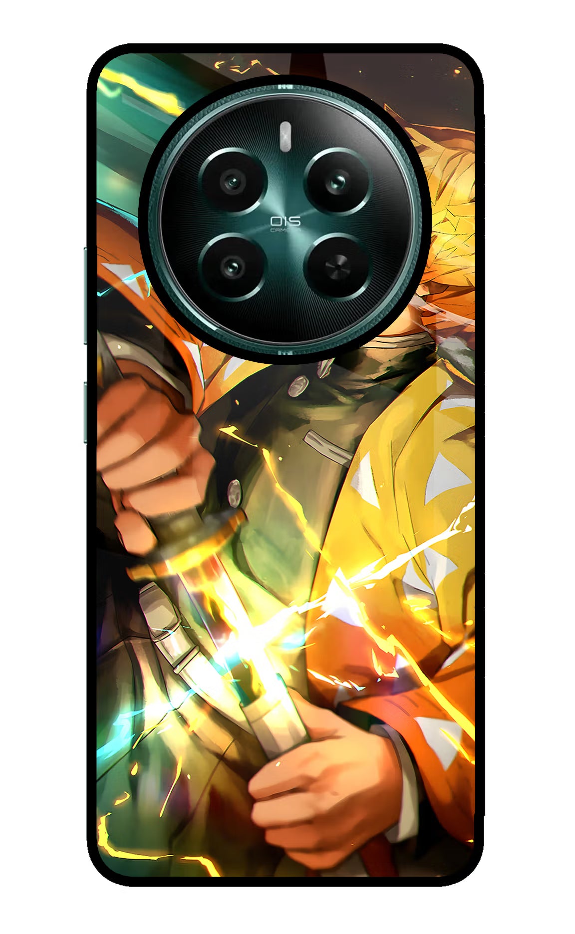 Demon Slayer Realme P1 5G Glass Case Back Cover by Casekaro