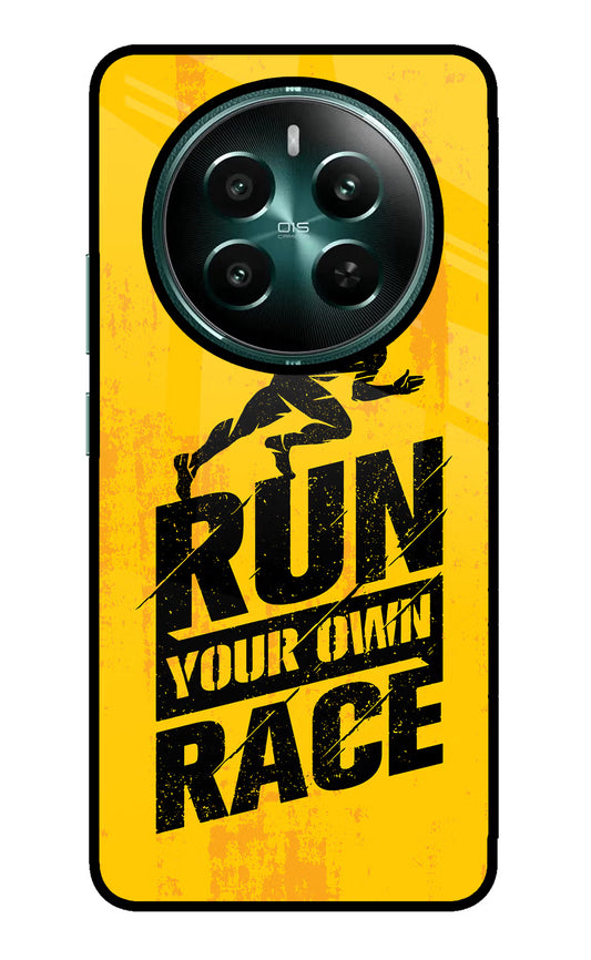 Run Your Own Race Realme P1 5G Glass Case