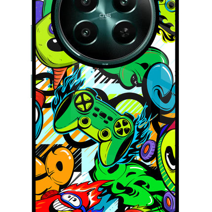 Game Doodle Realme P1 5G Glass Case