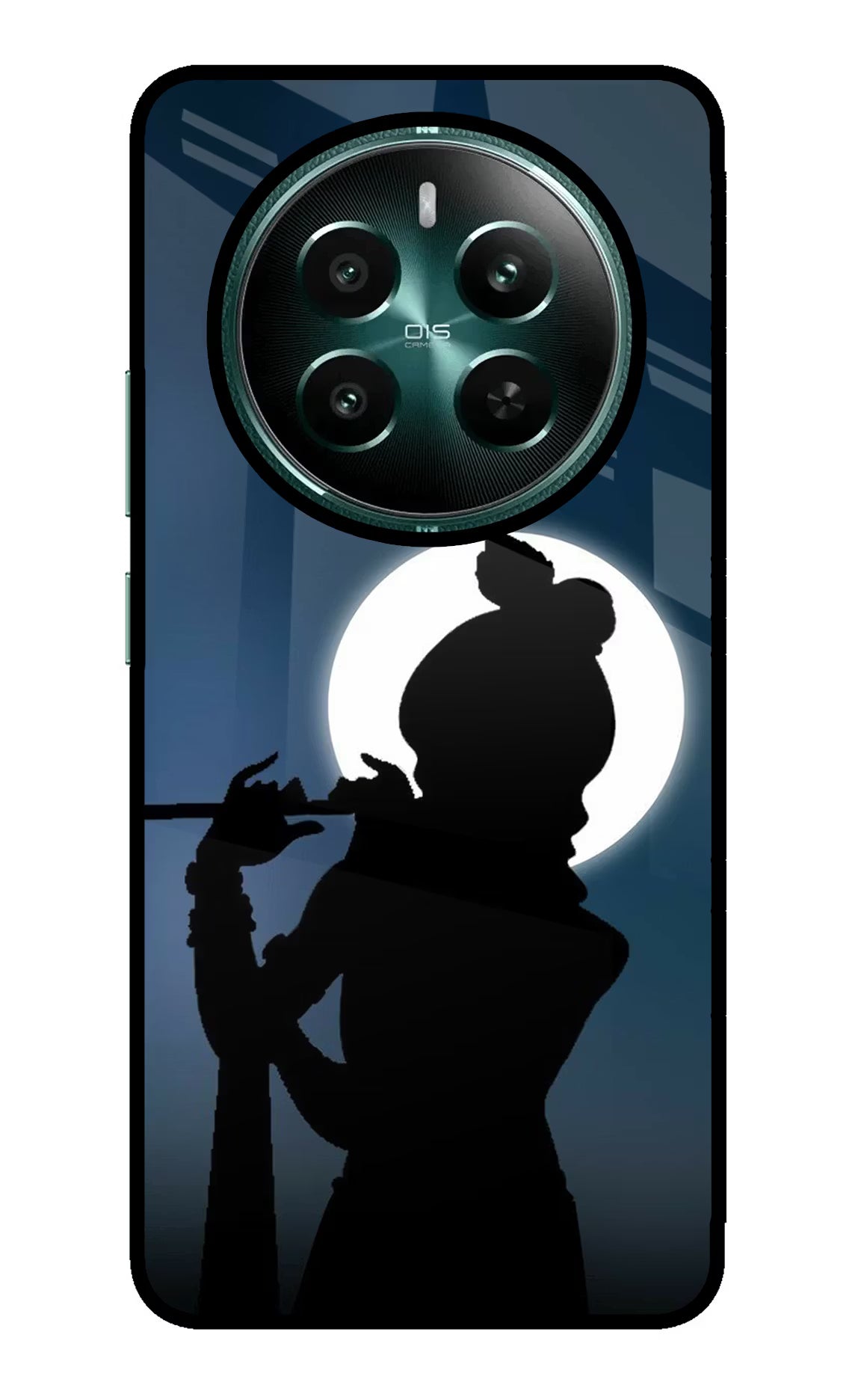 Shri Krishna Silhouette Realme P1 5G Glass Case Back Cover by Casekaro