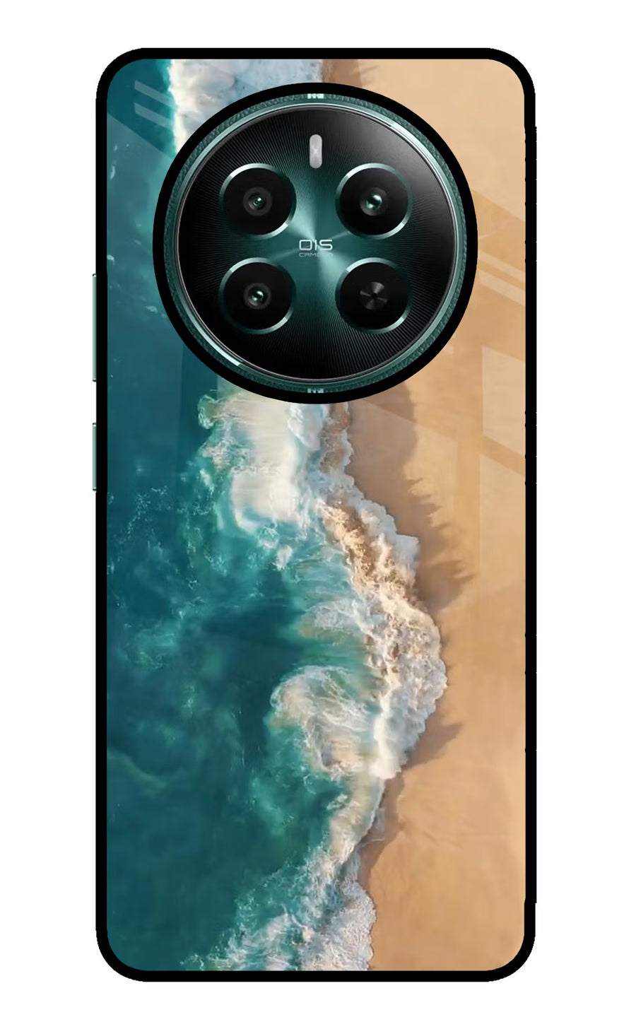 Ocean Beach Realme P1 5G Back Cover, Metal case