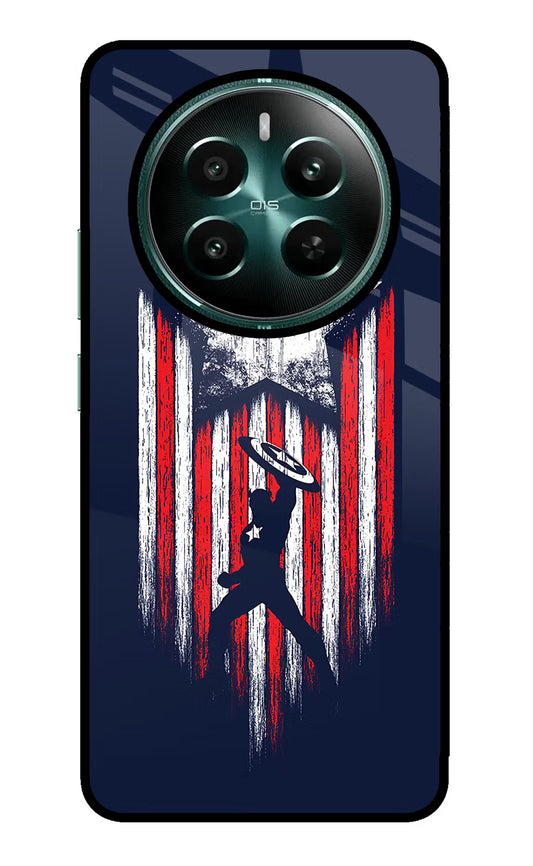 Captain America Marvel Art Realme P1 5G Glass Case