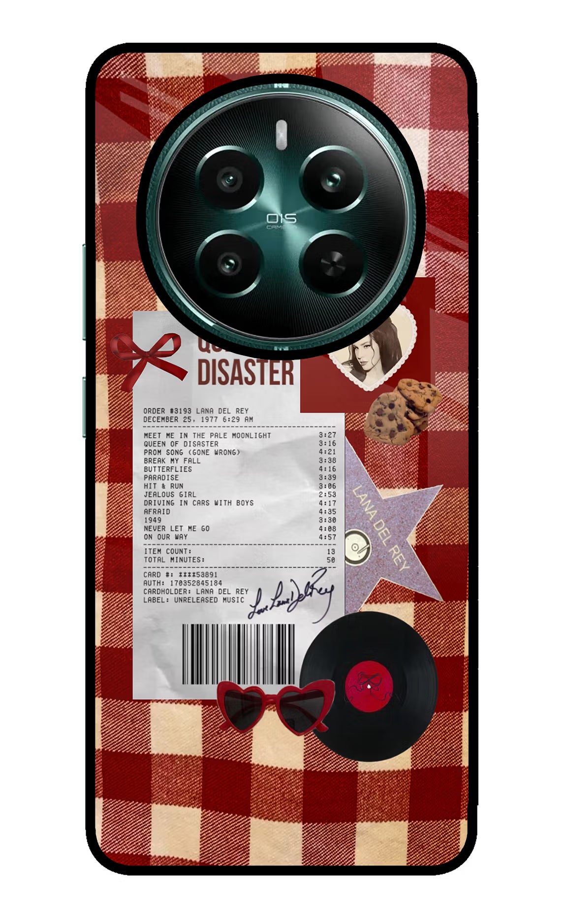 Queen of Disaster Realme P1 5G Glass Case Back Cover by Casekaro