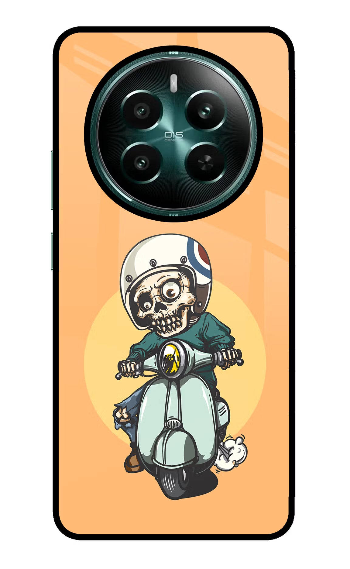 Undead Biker Realme P1 5G Glass Case Back Cover by Casekaro