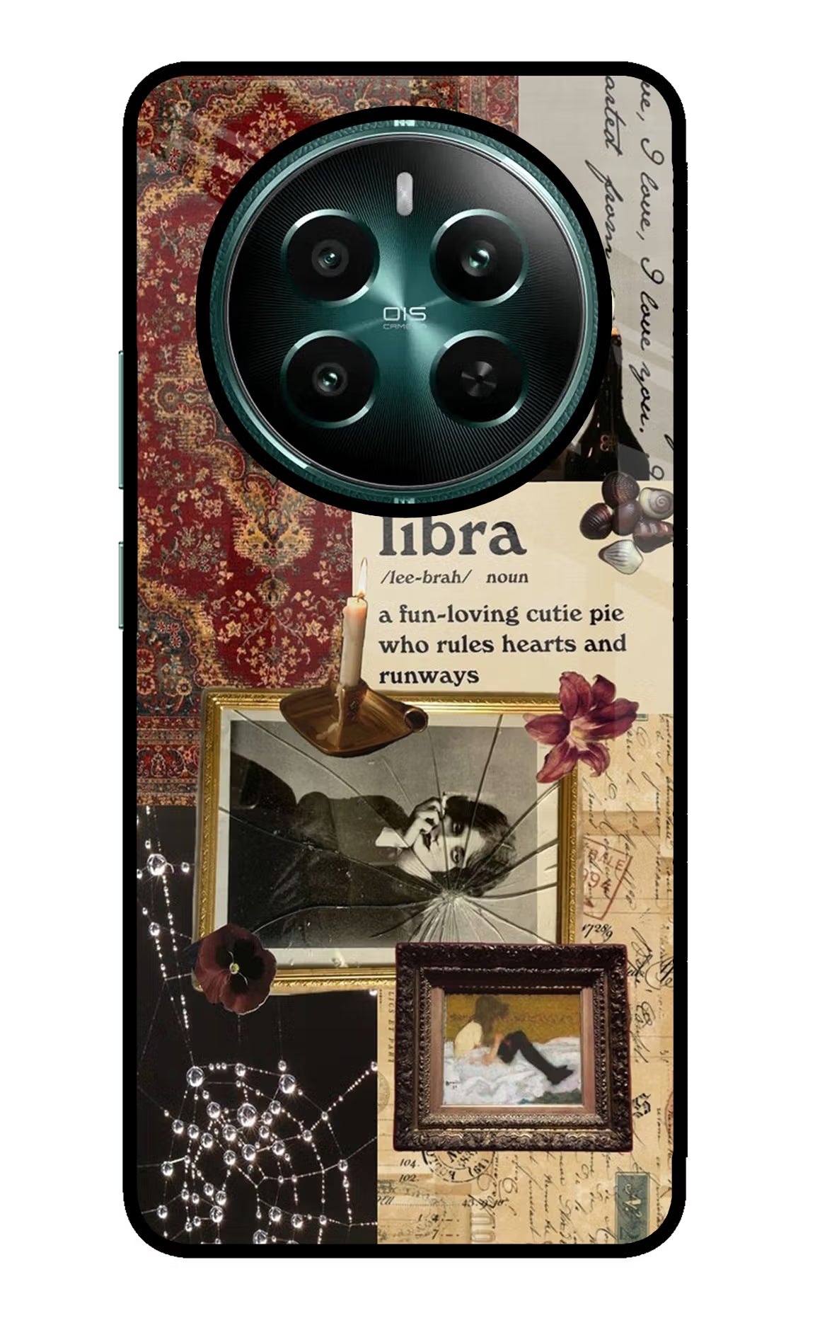 Libra Zodiac Realme P1 5G Glass Case Back Cover by Casekaro