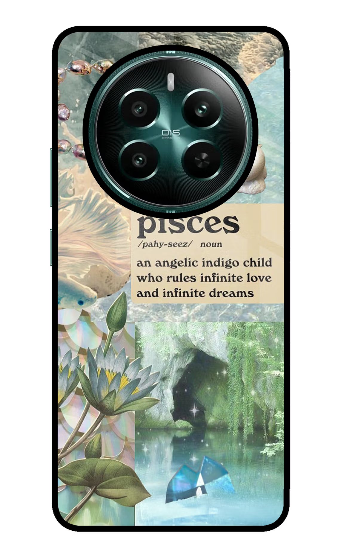 Pisces Zodiac Realme P1 5G Glass Case Back Cover by Casekaro