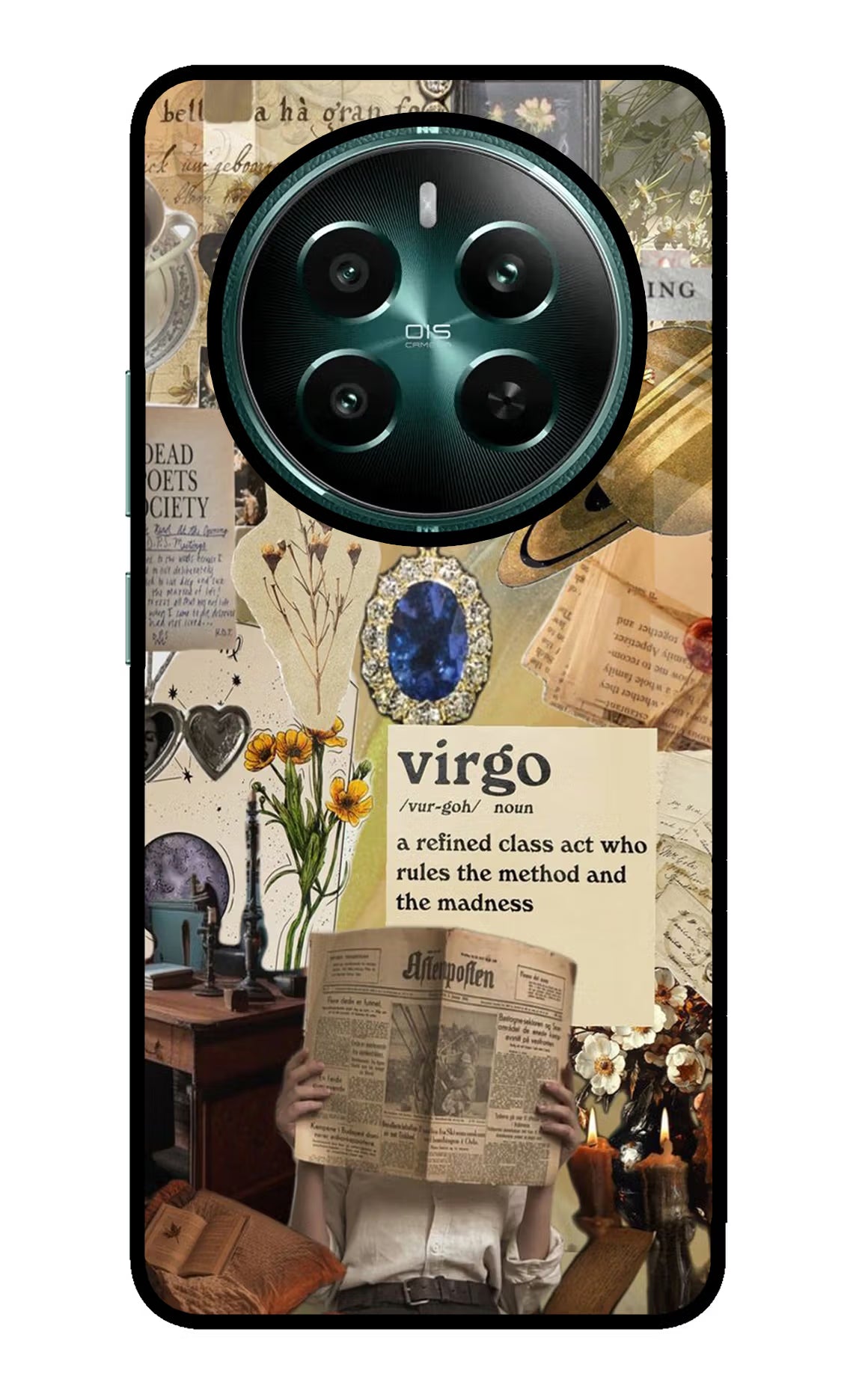 Virgo Zodiac Realme P1 5G Glass Case Back Cover by Casekaro