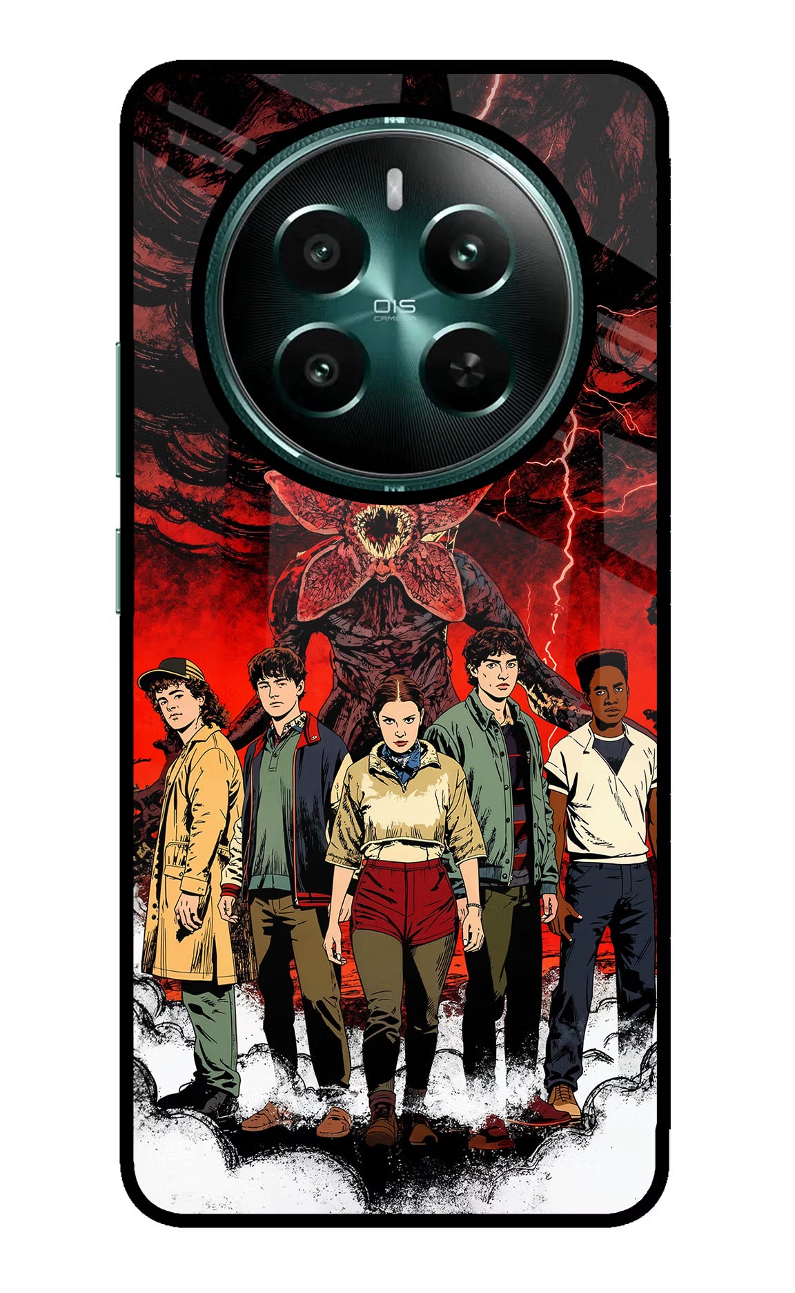 Ordinary Things Characters Realme P1 5G Glass Case Back Cover by Casekaro