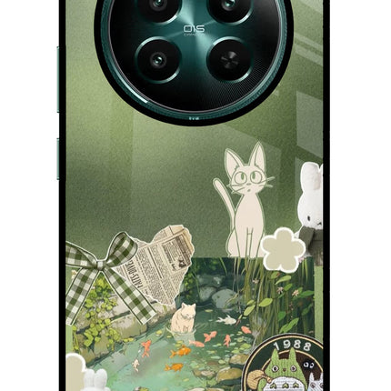 Aesthetic anime Realme P1 5G Glass Case