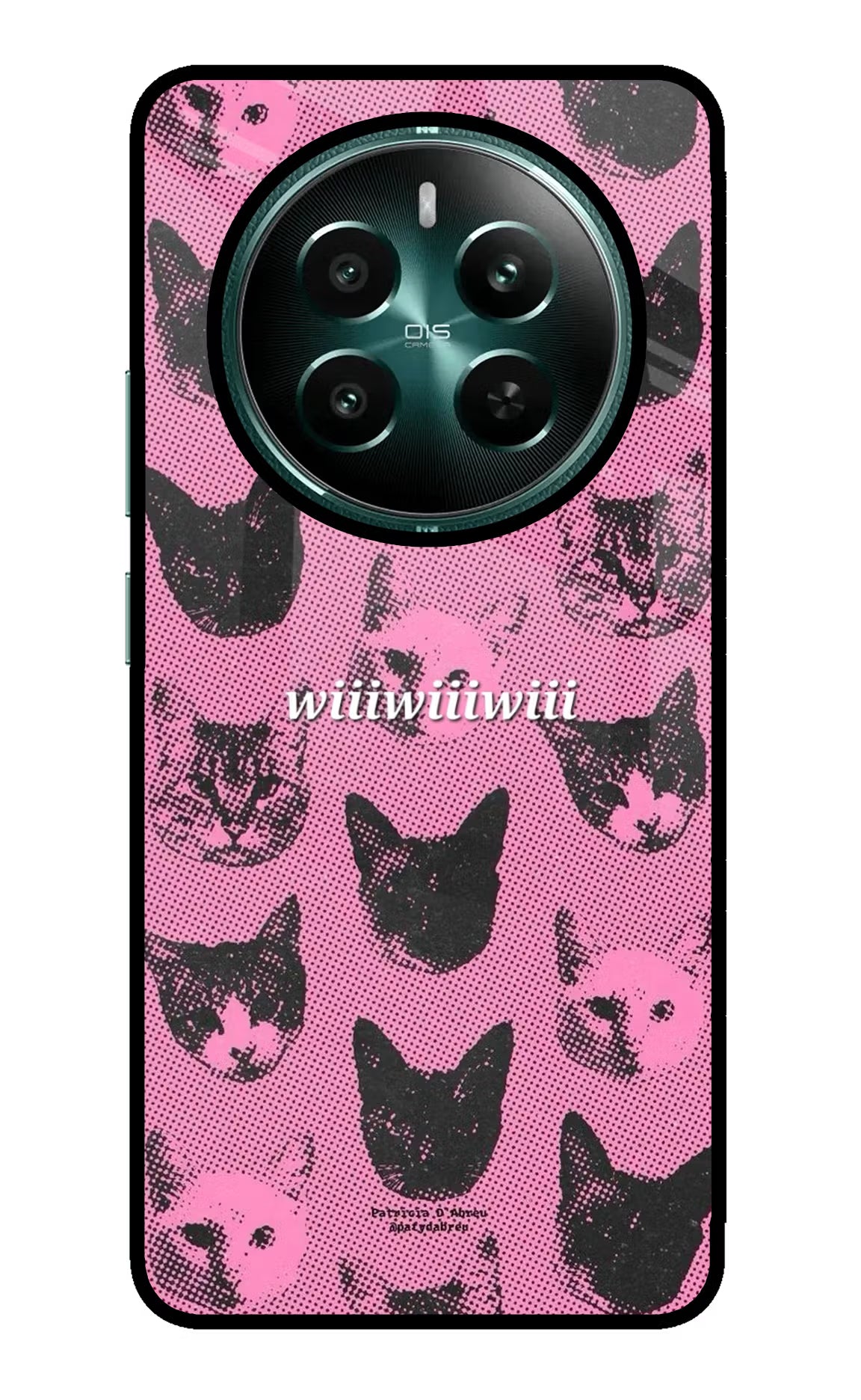 Pink Cats Realme P1 5G Glass Case